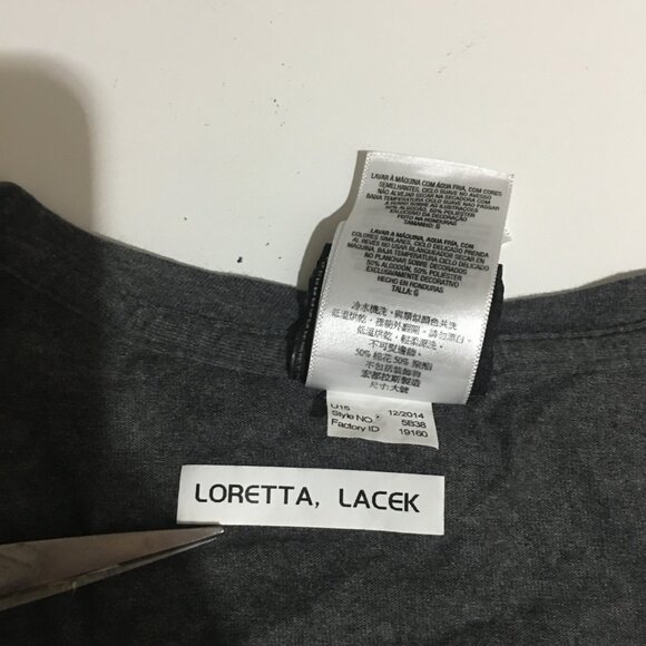 Harley Davidson Womens Large T-Shirt Motorcycle Biker Gray Roma Italy - Picture 6 of 10